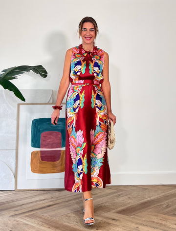 Falda midi Bella