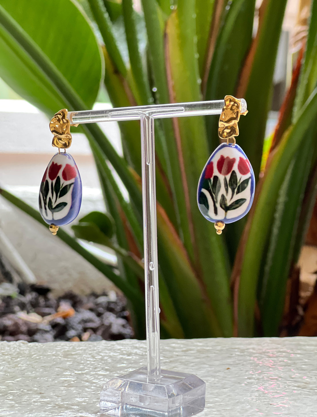 pendientes artisan flowers