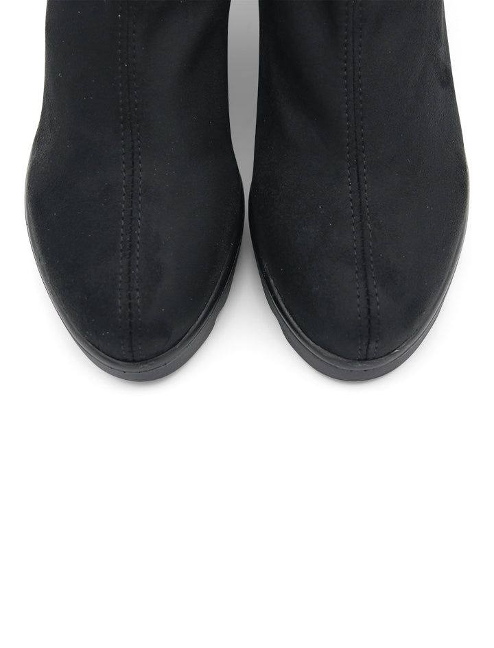 Botín Suede Negro