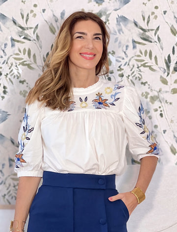 Camisa bordada Emily