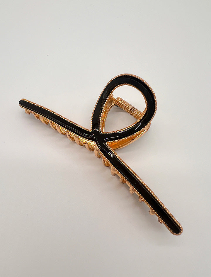 BLACK MANUELA CLAMP