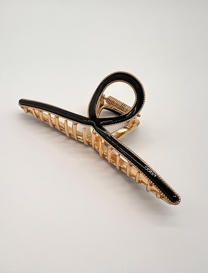 BLACK MANUELA CLAMP