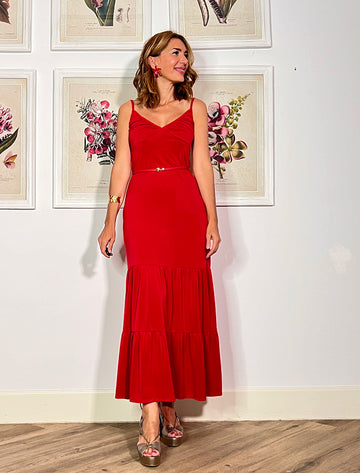 VESTIDO ROJO MARAVILLOSO