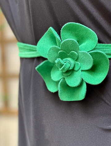 CINTURON FLOR IDEAL ANTE VERDE