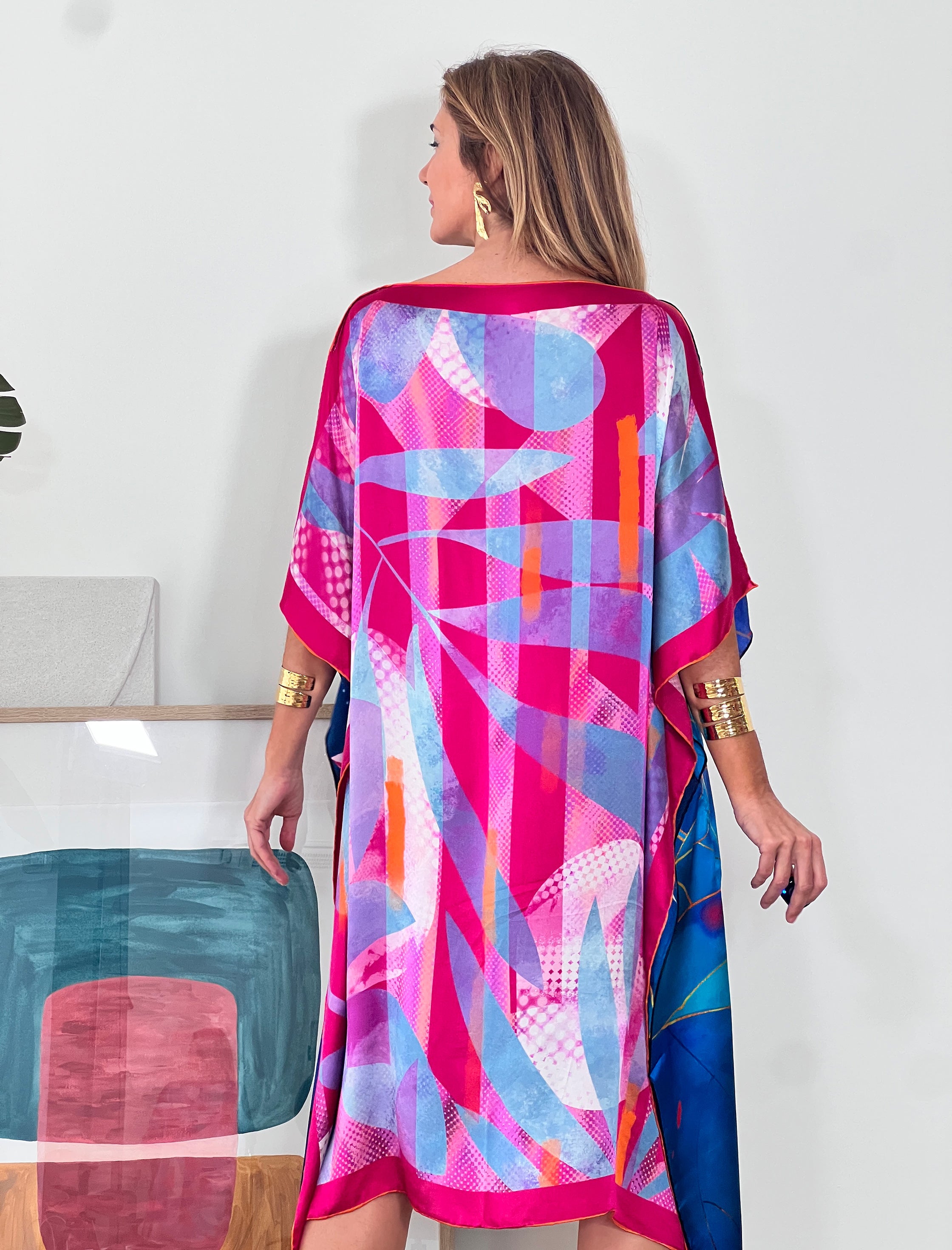 Vestido de seda Nenufar