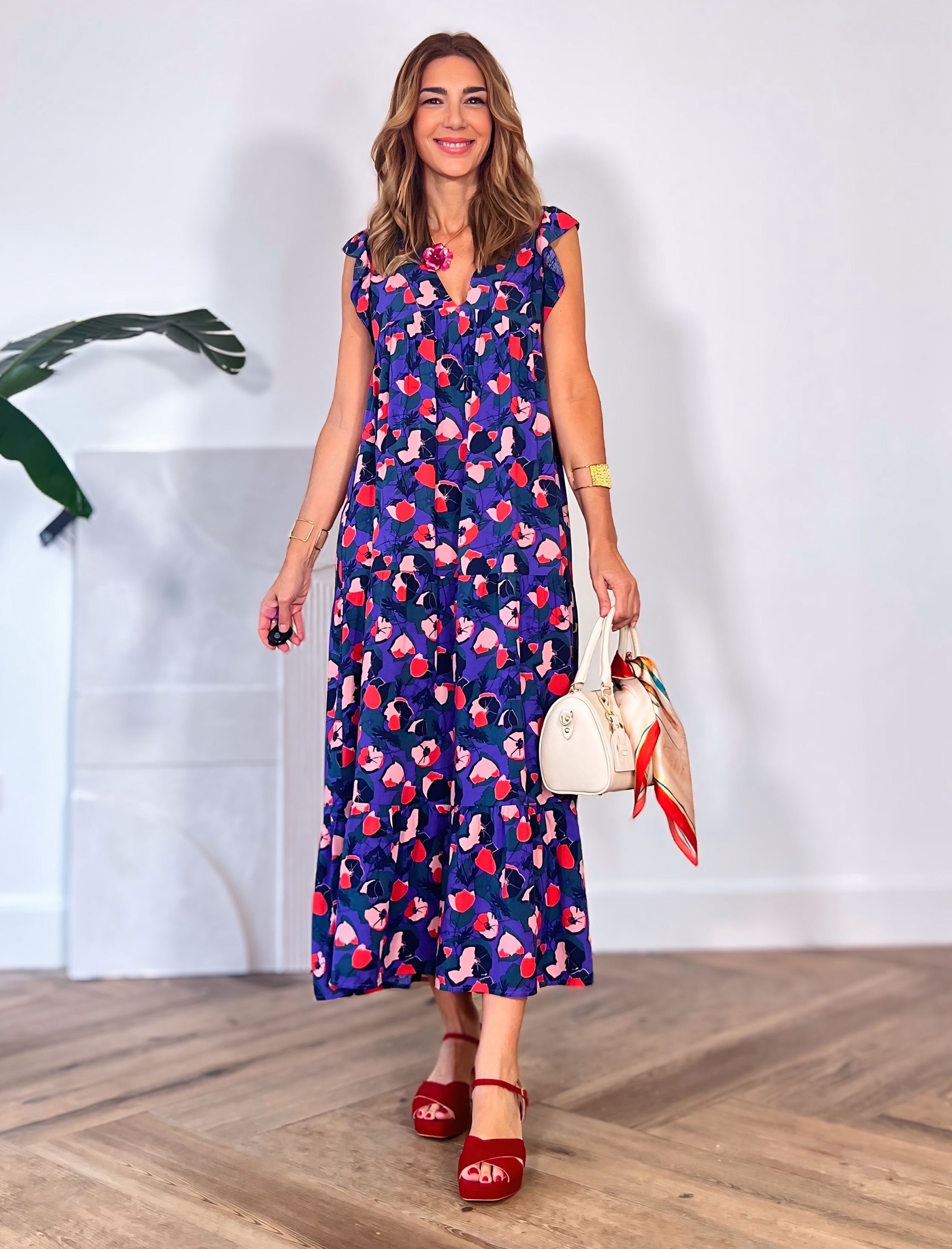 Sandalia Más Cómoda Rojo