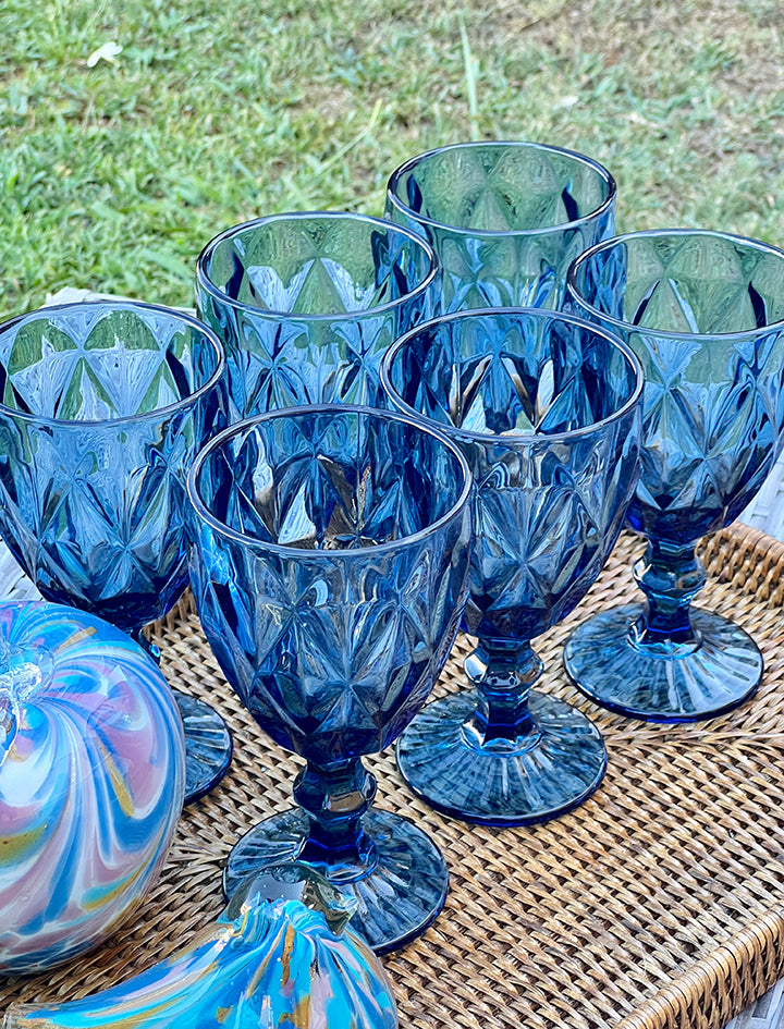 COPAS AGUAMARINAS (SET 6)