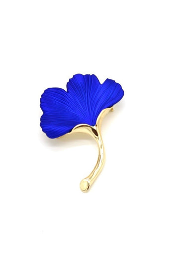 Broche nenufar azul
