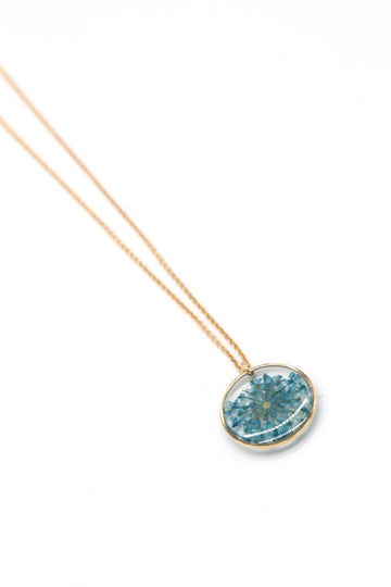 Collar mini chic azul