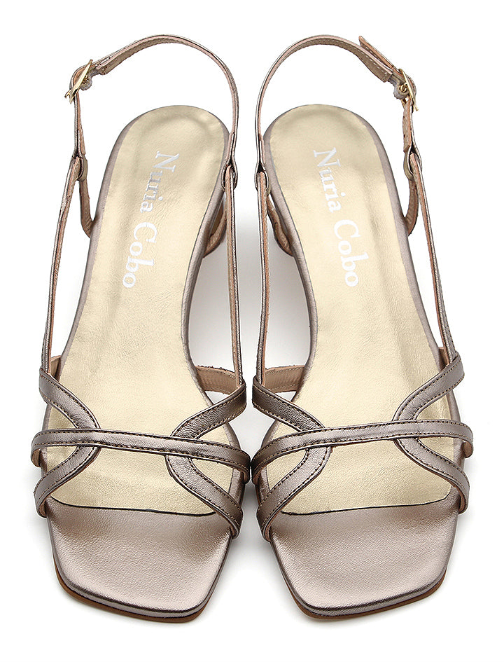 Sandalia Cristina Oro