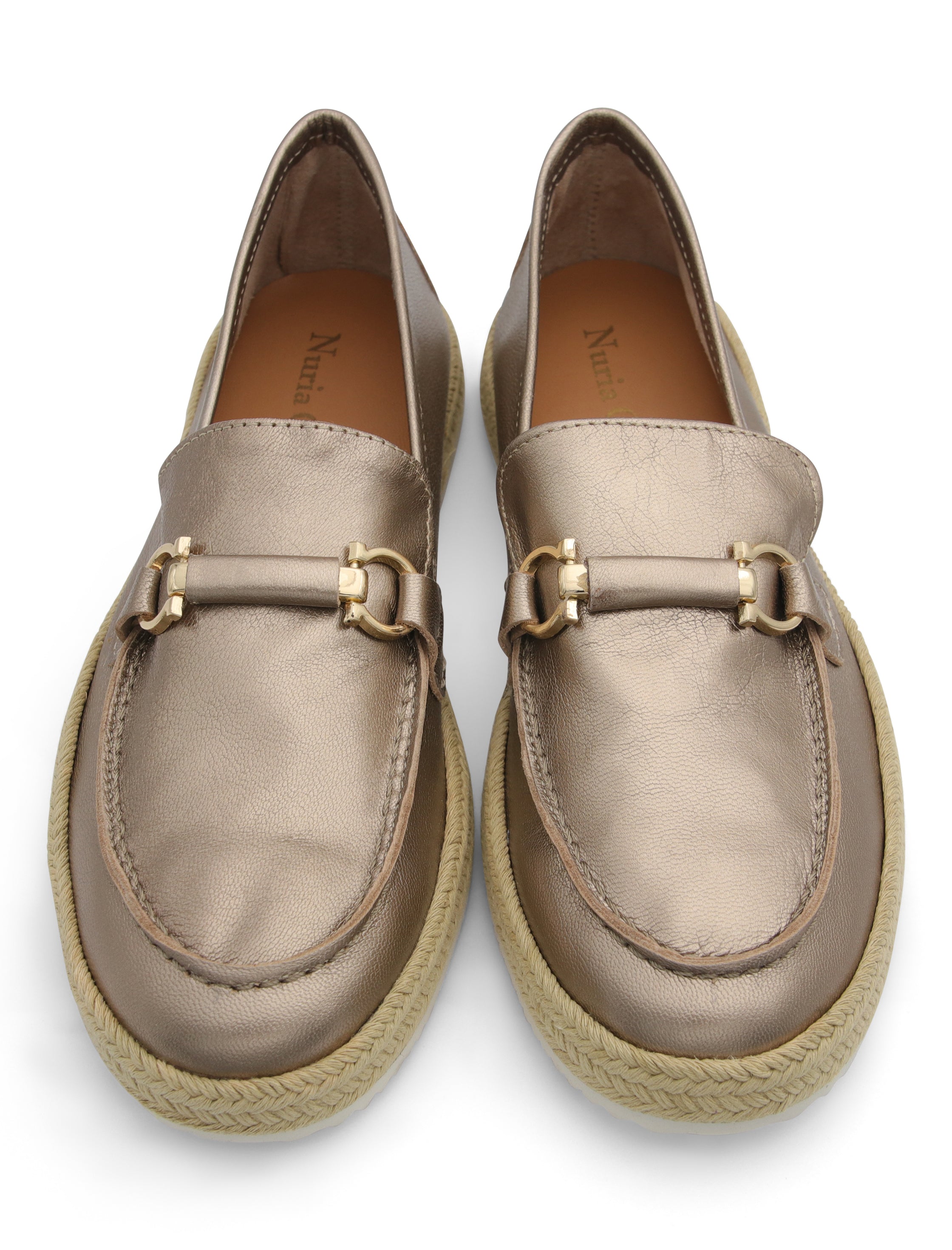 Mocasin soft metalizado