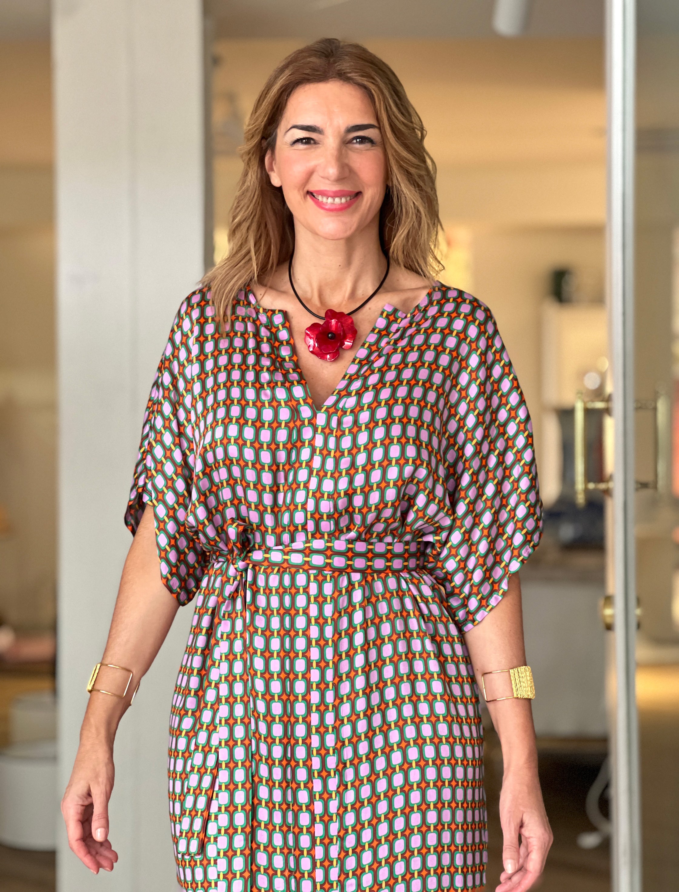 Vestido Kaftán de viscosa fabuloso
