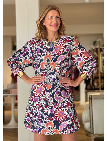 Vestido kaftán floral