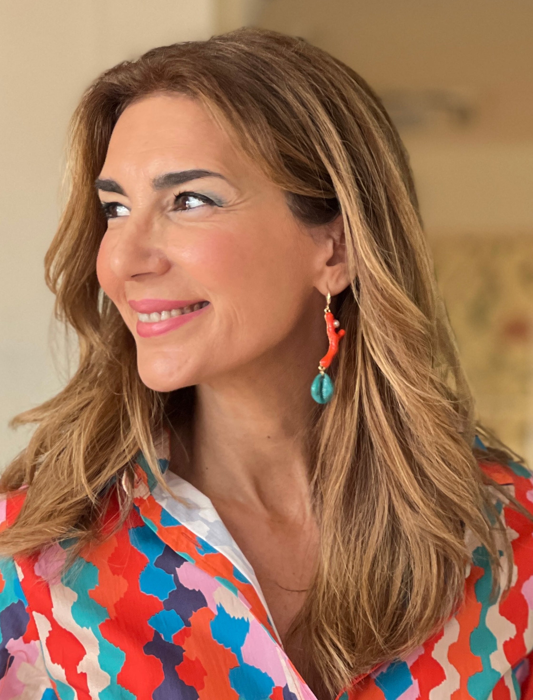 Pendientes paisaje marino