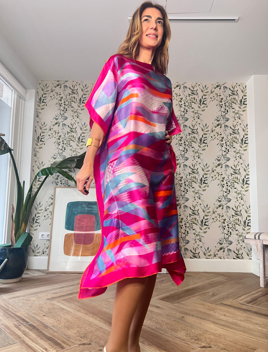 Vestido de seda Valerie