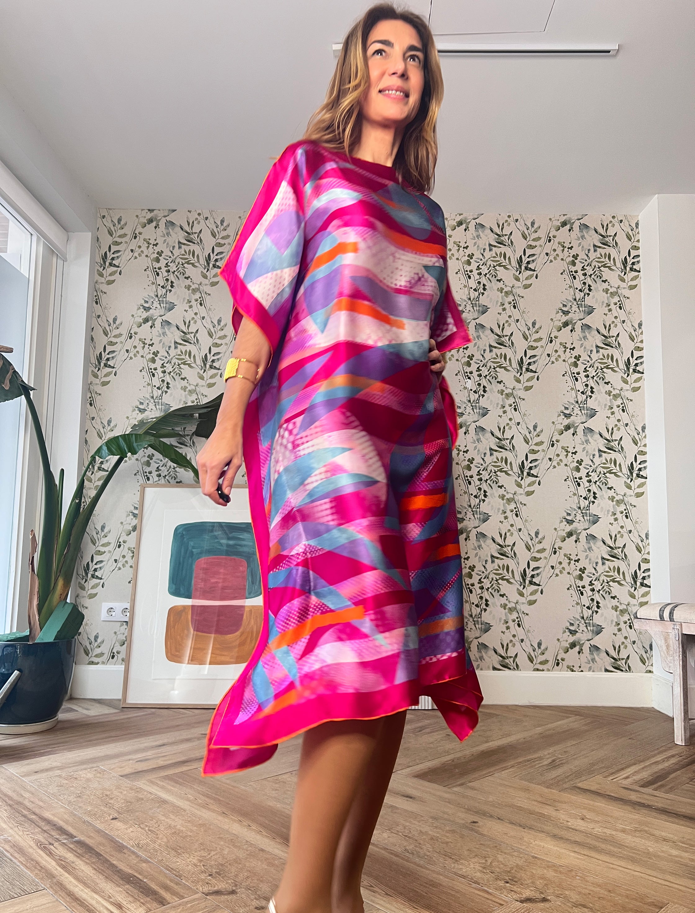 Vestido de seda Valerie