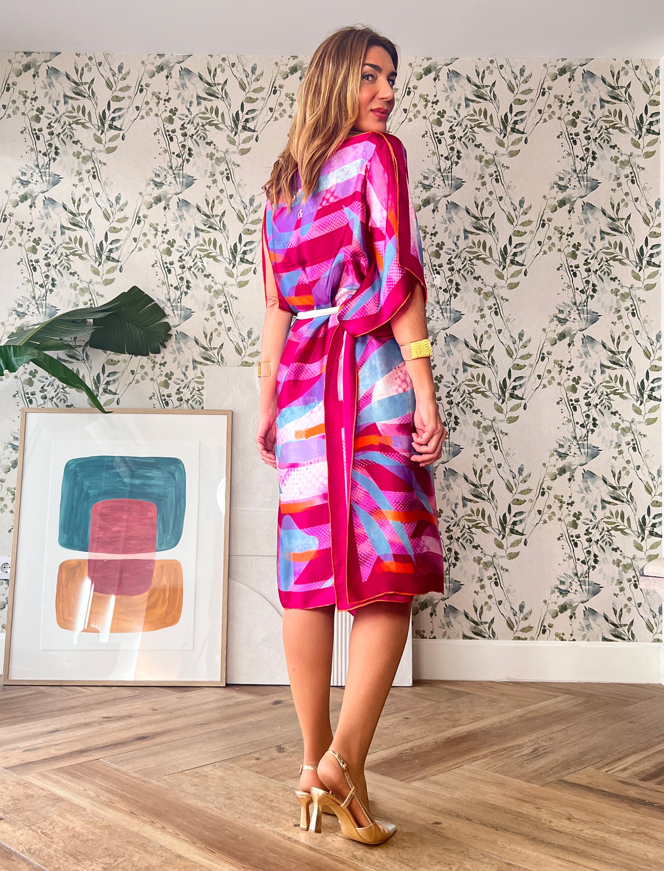 Vestido de seda Valerie