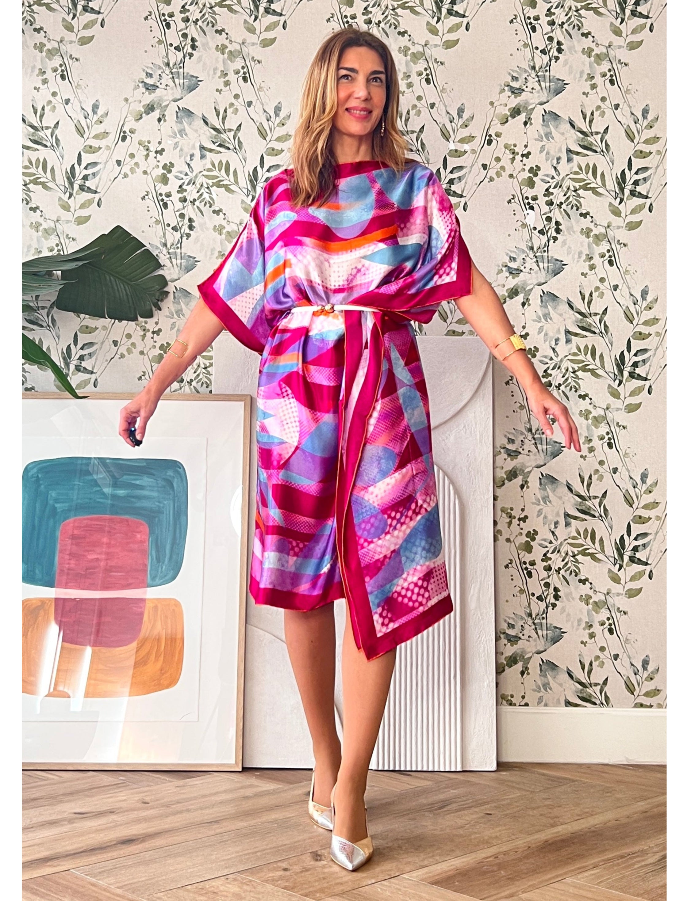 Vestido de seda Valerie