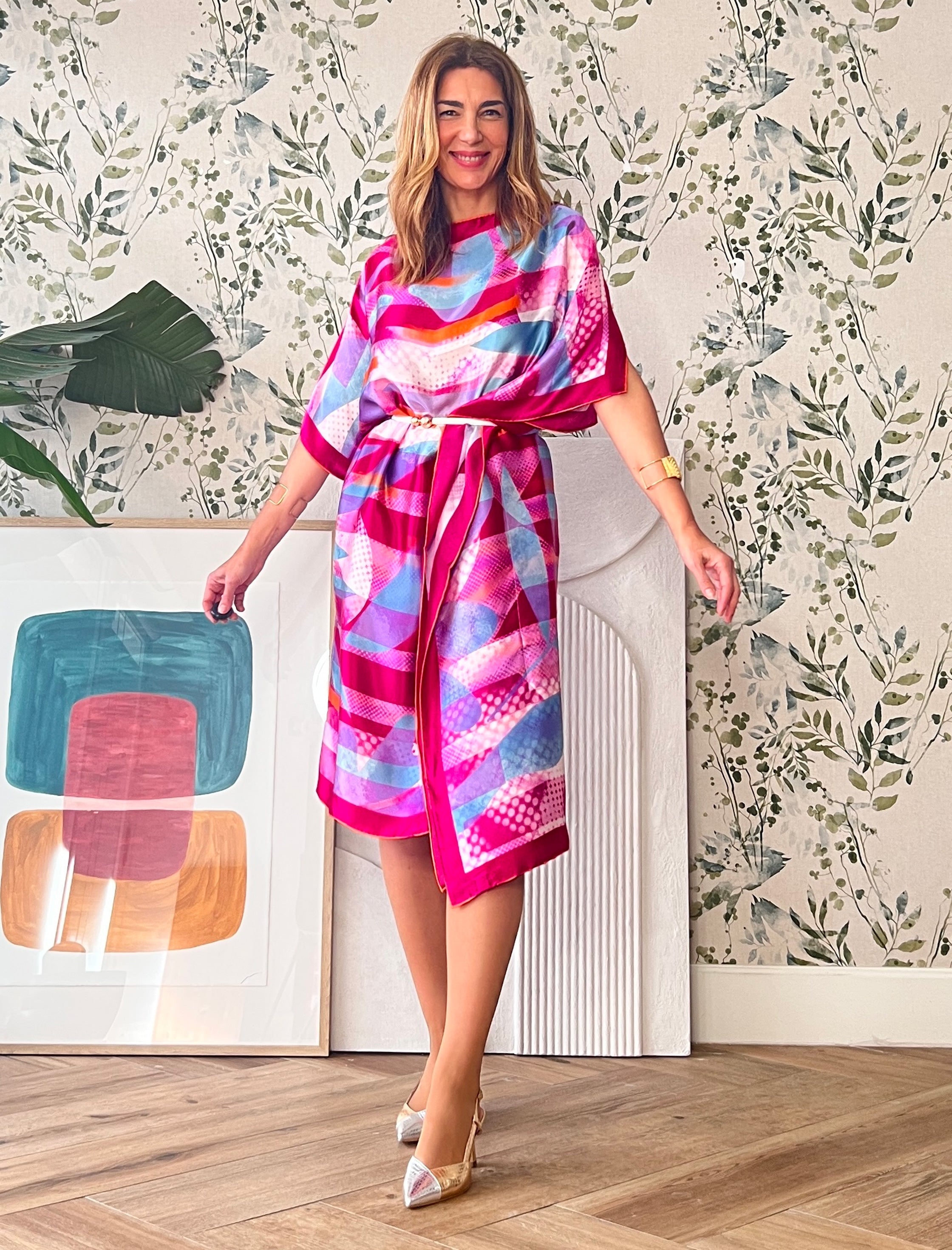 Vestido de seda Valerie