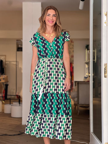Vestido de viscosa feliz