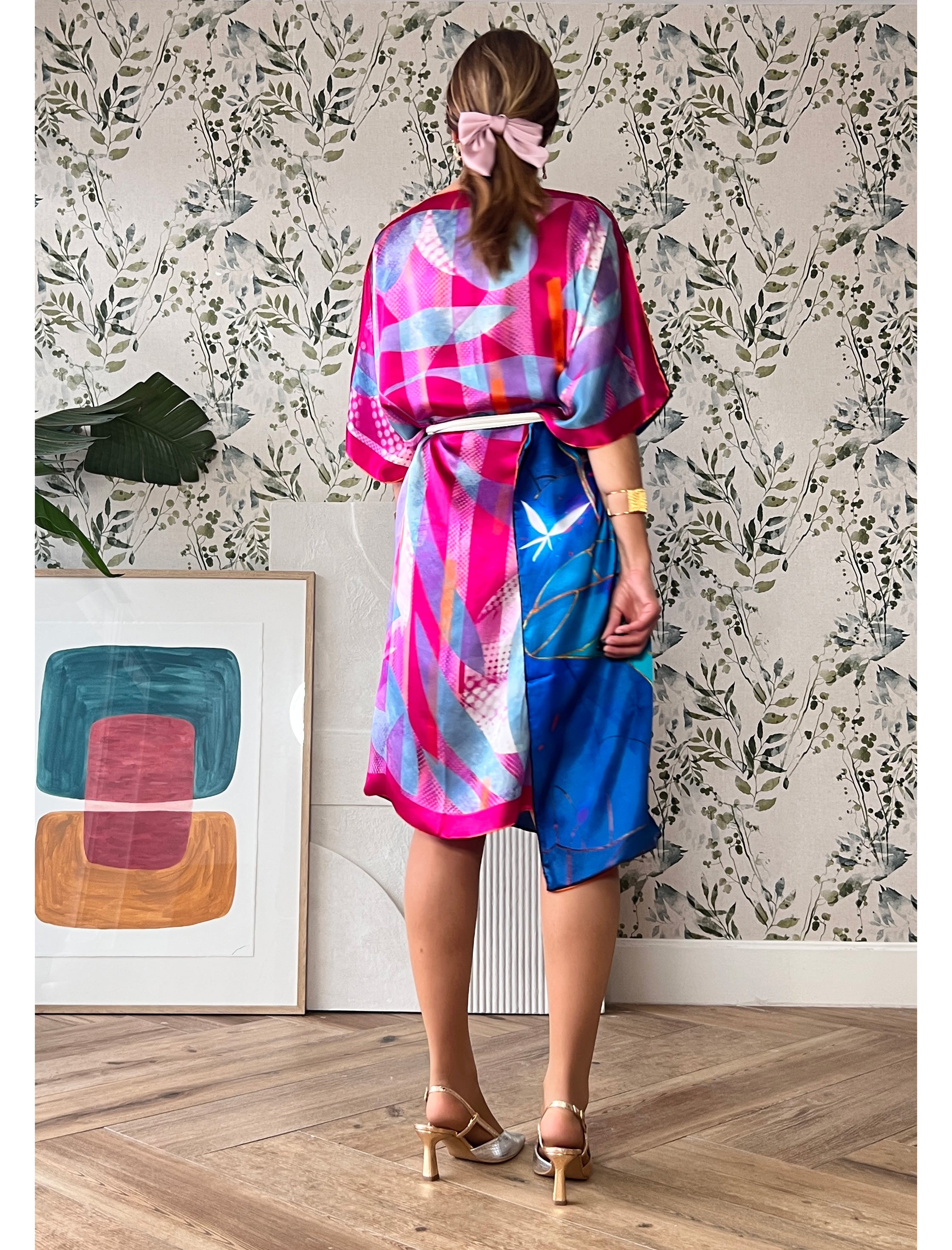 Vestido de seda Nenufar