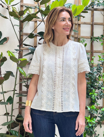 Camisa de encajes ideales