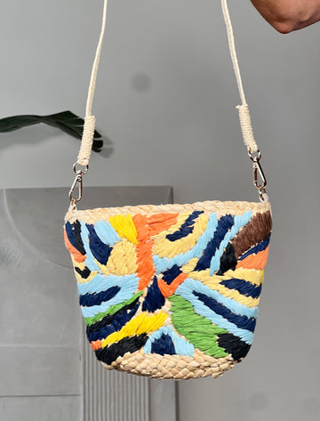 Bolso Chic Floreal Azul