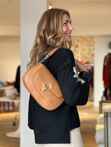 Bolso Nuria Carolina cuero claro