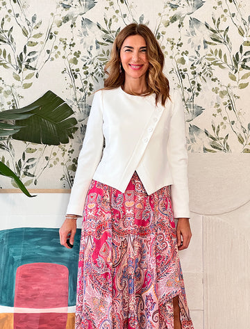 Chaqueta Valerie chic blanca