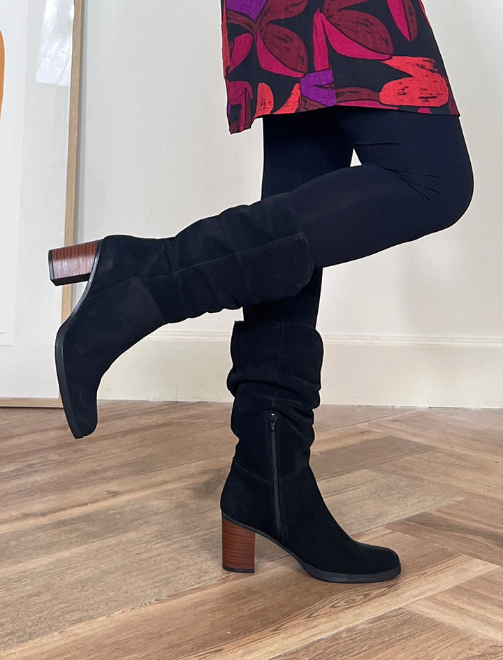 Bota chic Elle negro