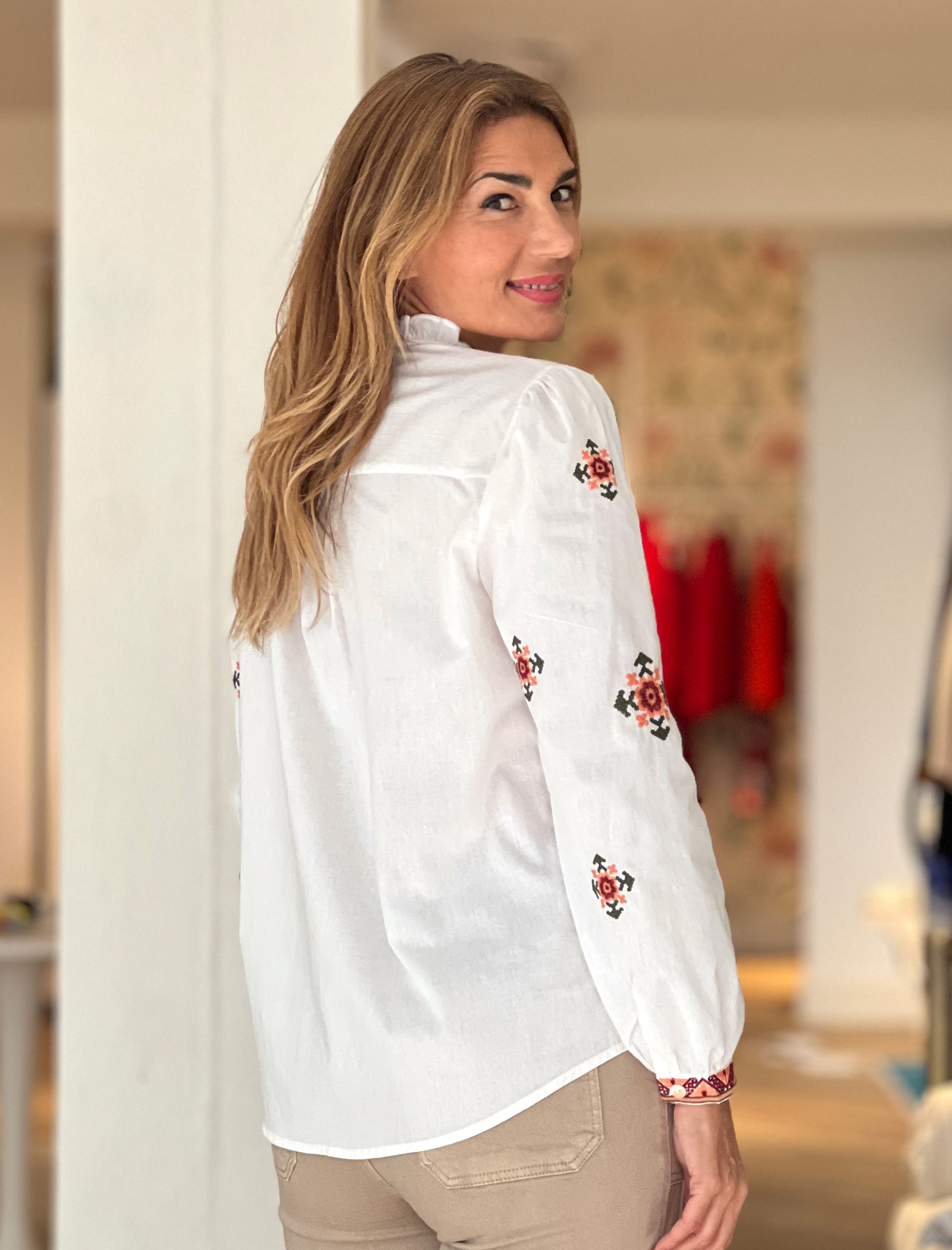 Camisa artesanal Clhoe