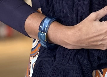 Brazalete ambar azul