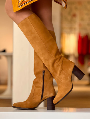 Bota Valeria camel