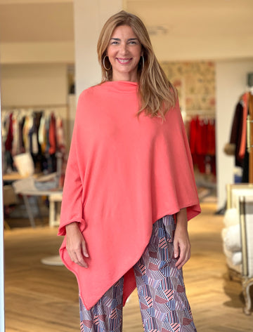 Capa chic deliciosa coral