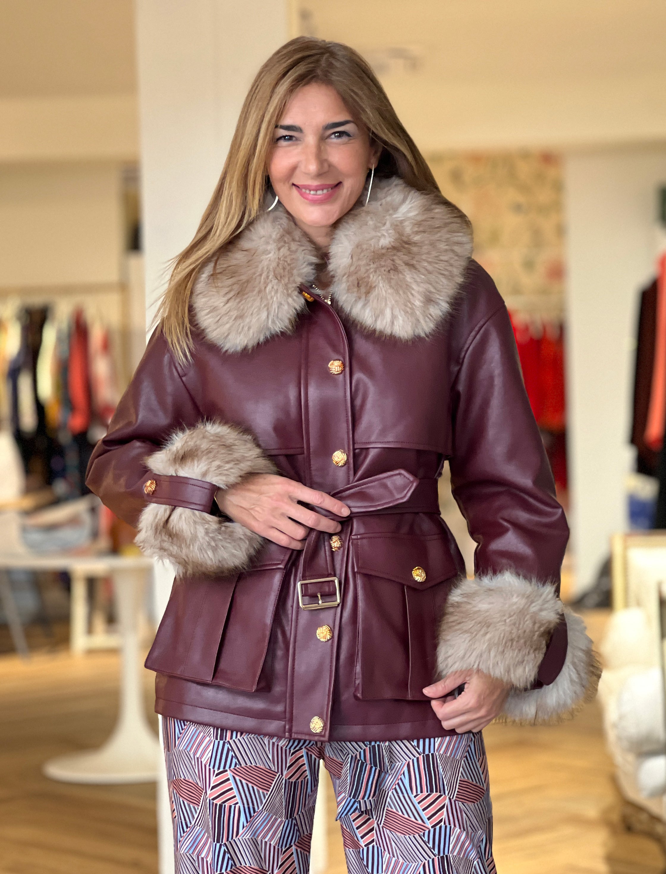 Chaqueta parka maravillosa desmontable