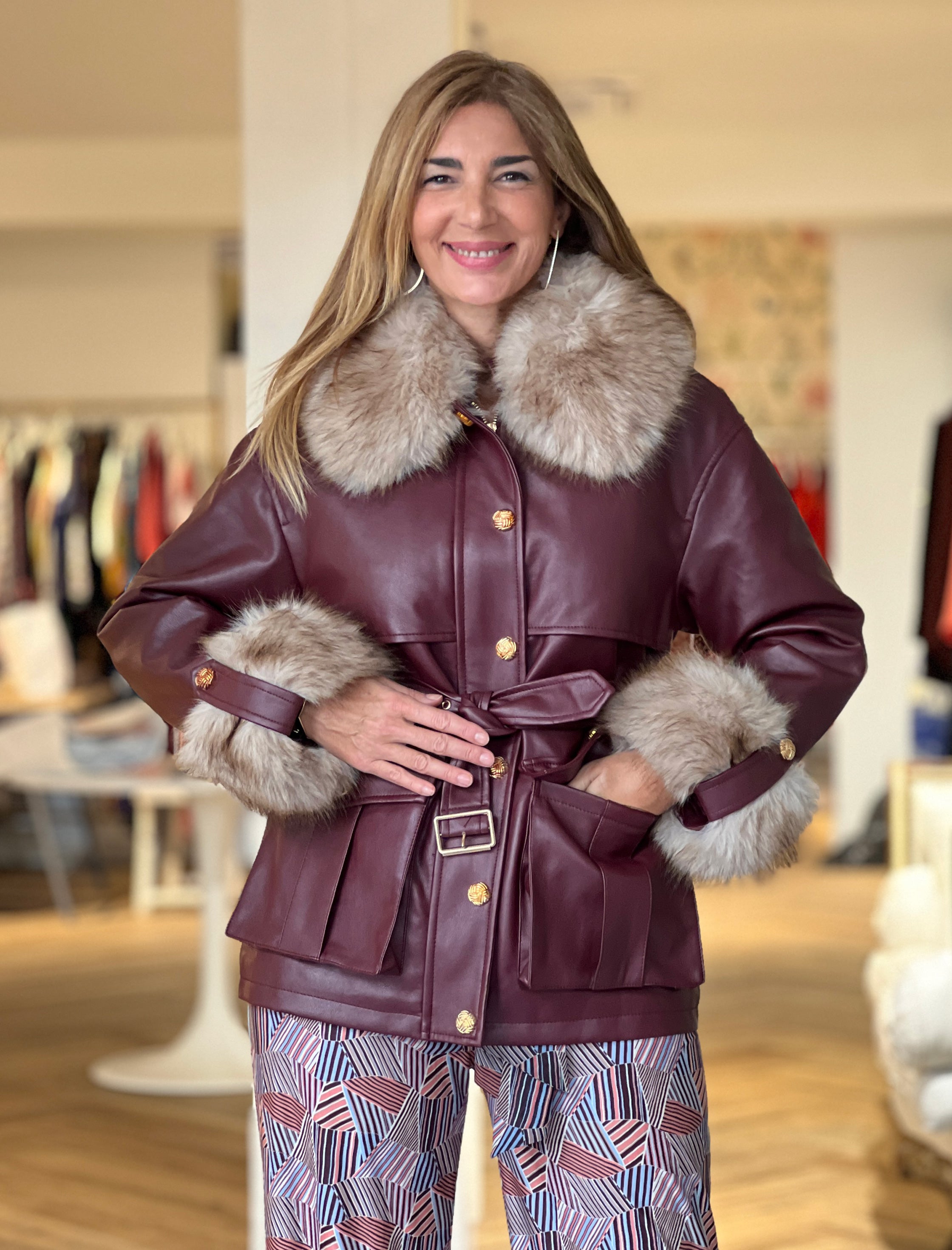 Chaqueta parka maravillosa desmontable