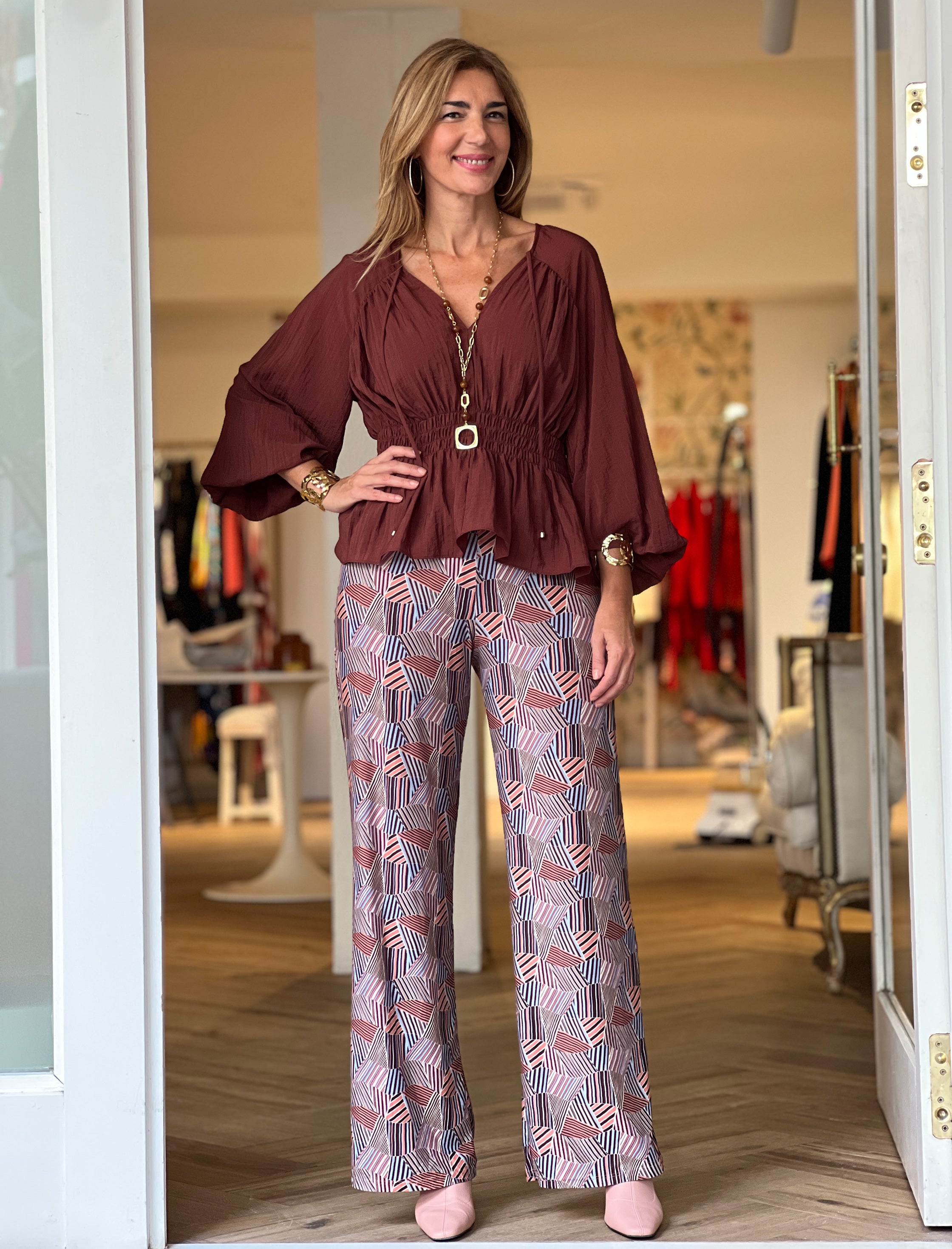 Blusa berengena ideal