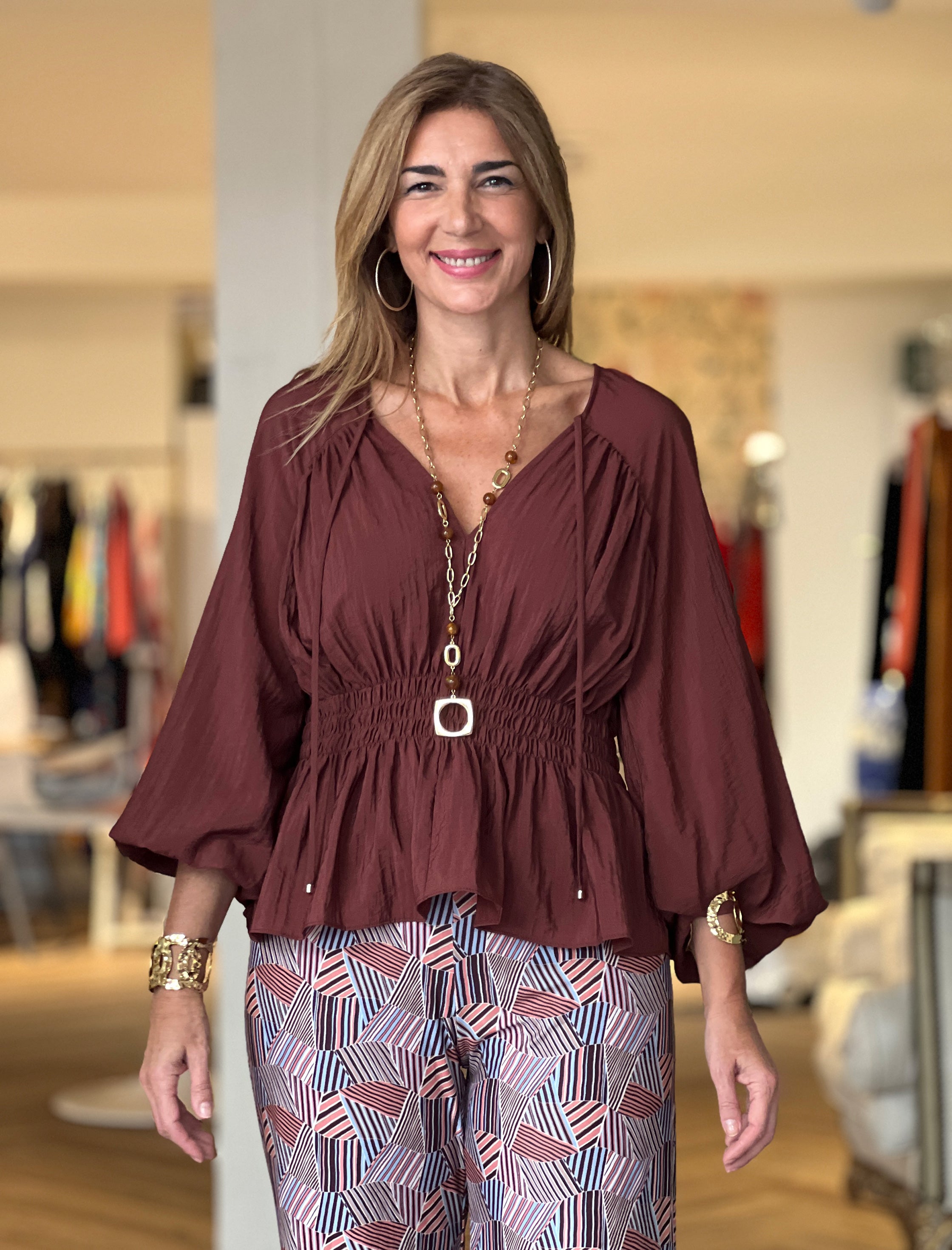 Collar geometric chic