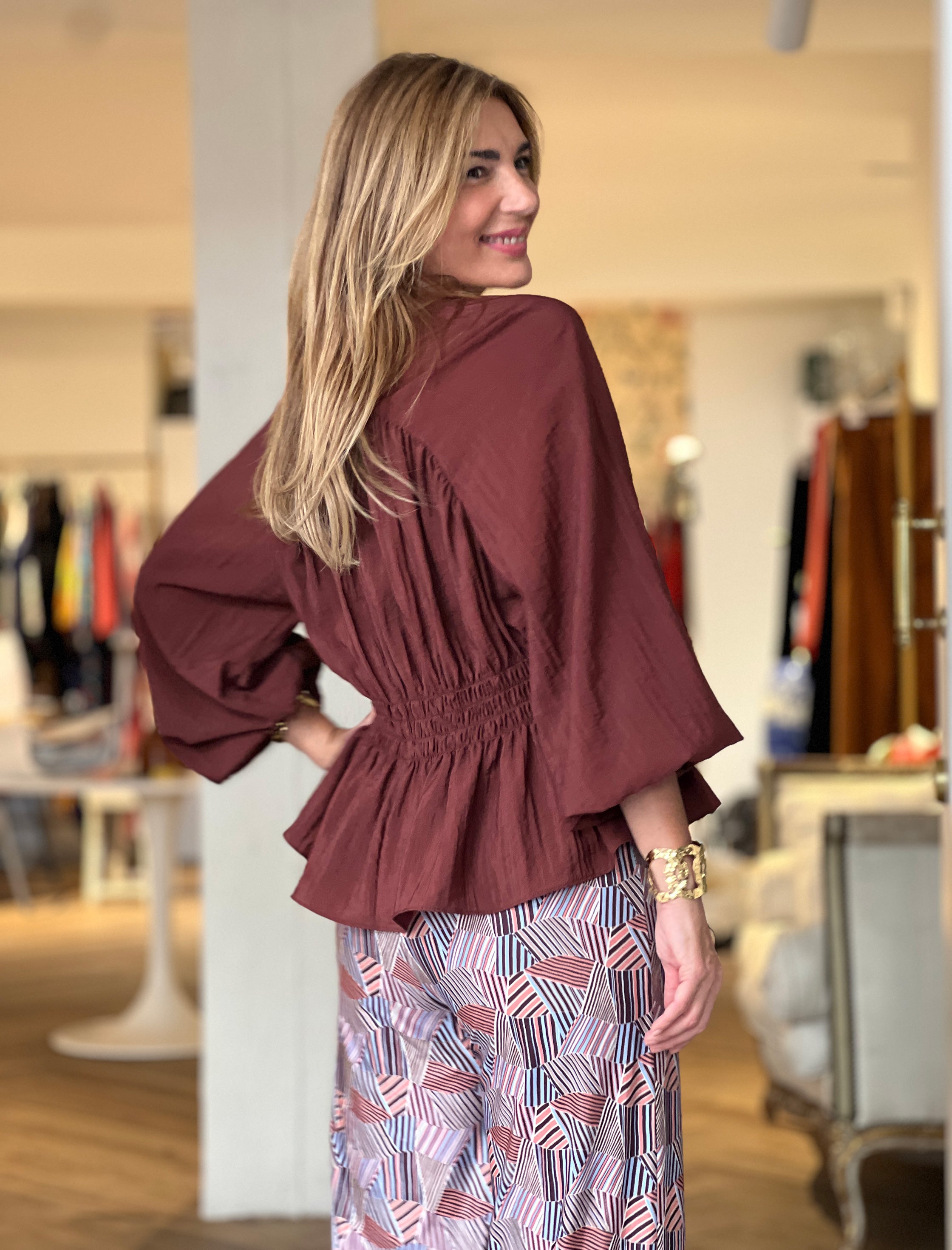 Blusa berengena ideal