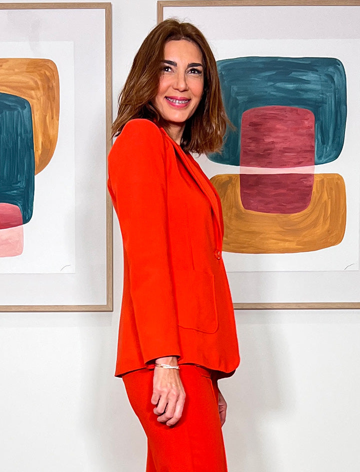 RED SOFT VISCOSE T-SHIRT
