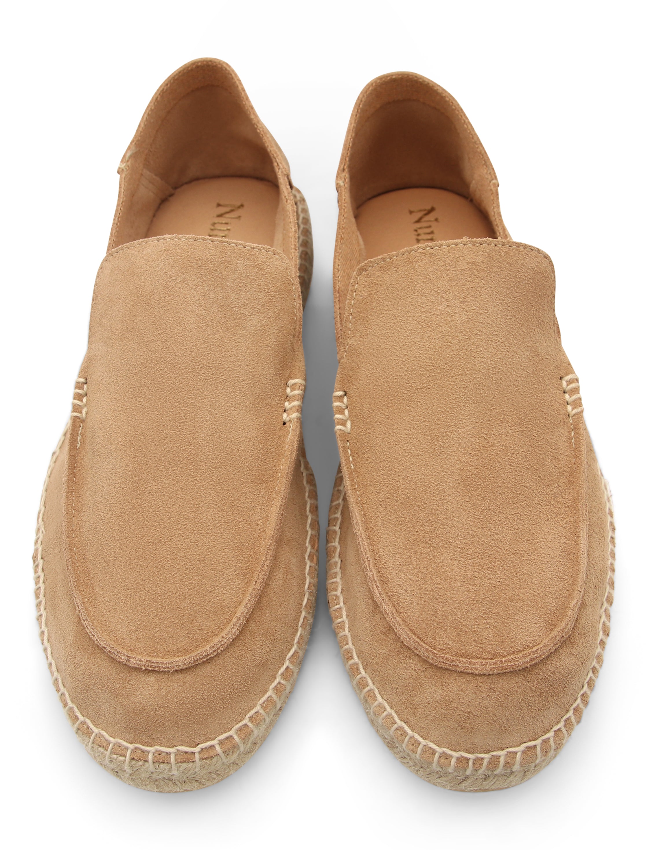 Alpargata de hombre mocasín chic camel