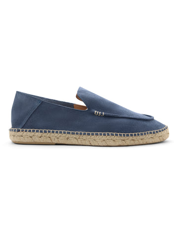 Alpargata de hombre mocasín chic azul