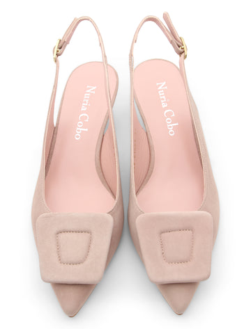 Zapato destalonado Kitten chic nude