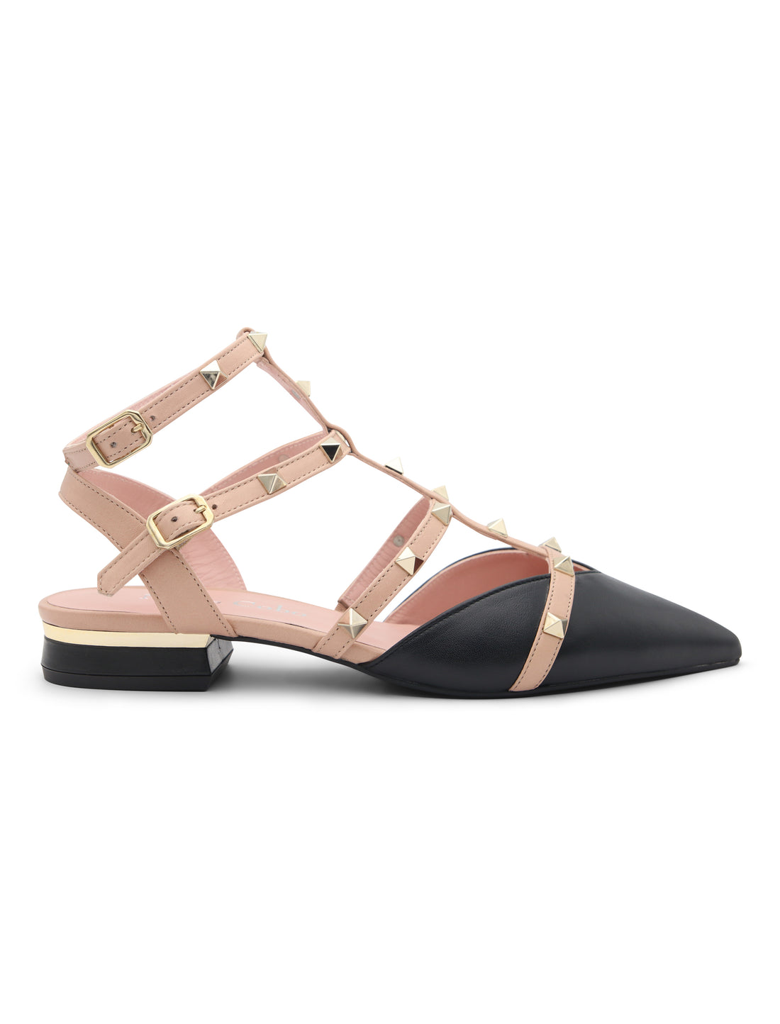 Sandalia increíble chic negro roca Nuria Cobo