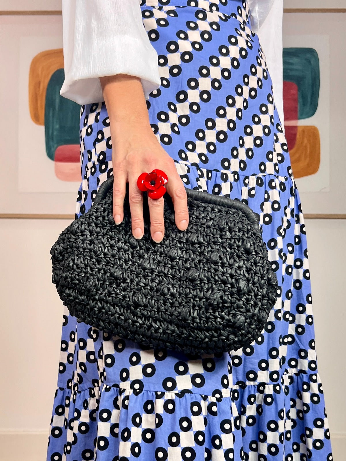Bolso natural chic negro