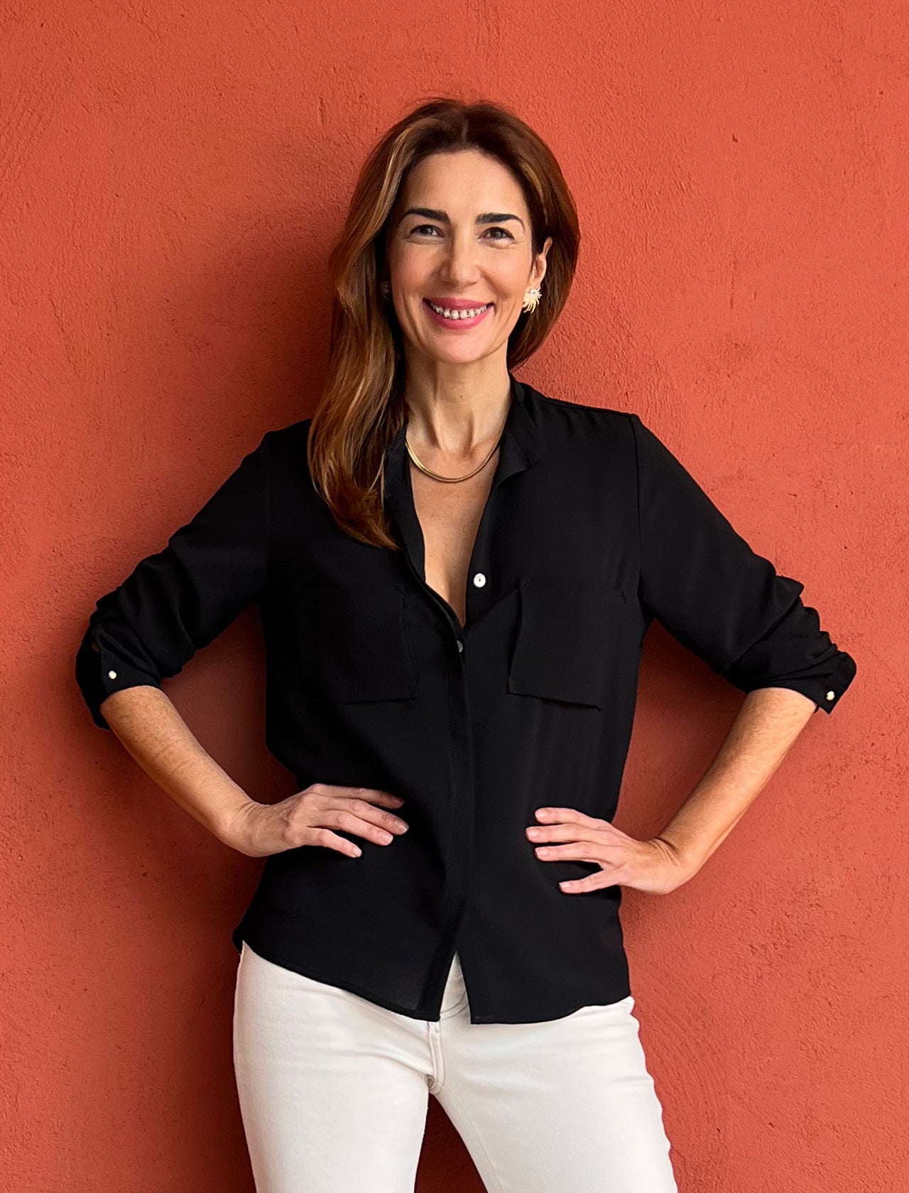 Flowy shirt Nati black
