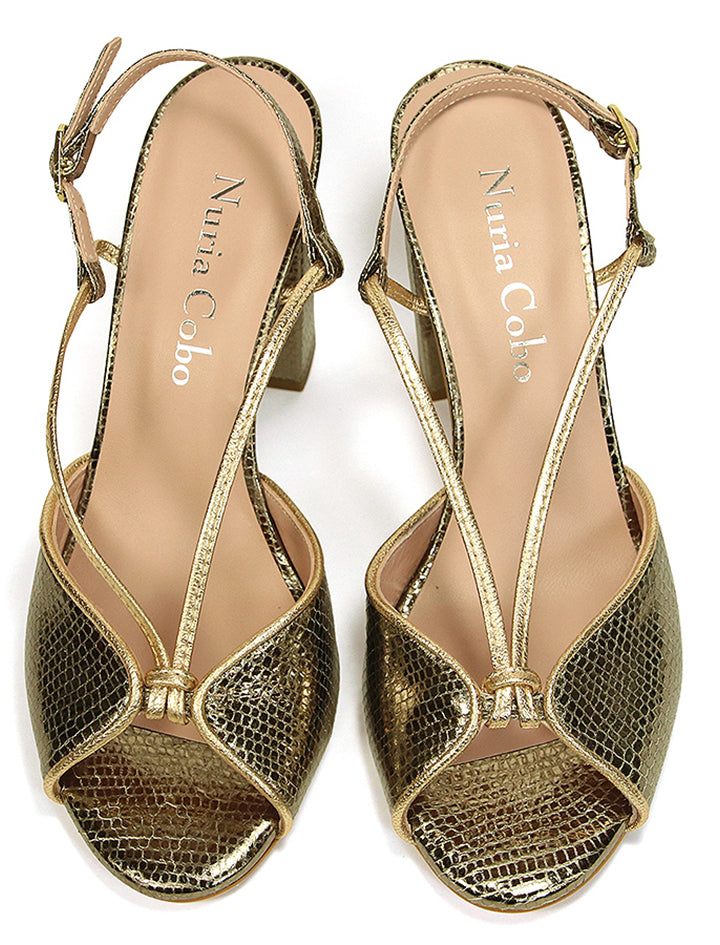 Sandalia Cristel estaño