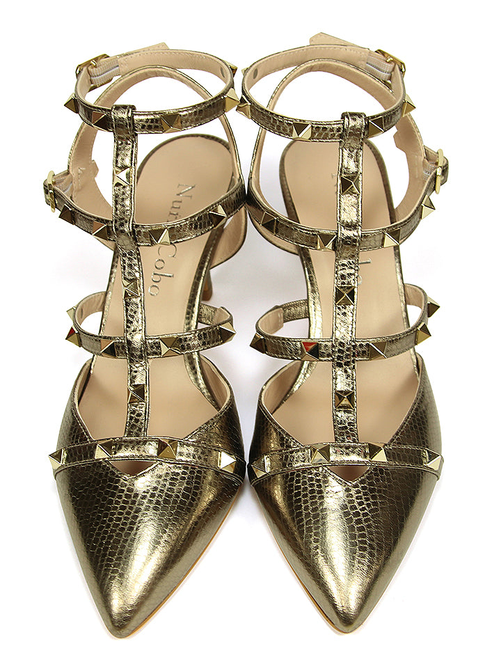 Metallic Charlotte sandal
