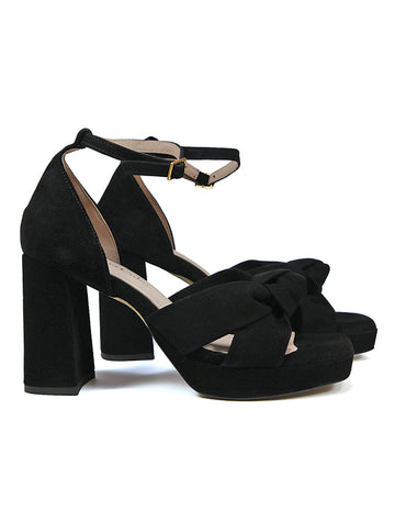 Sandalia Cloe Ante Negro