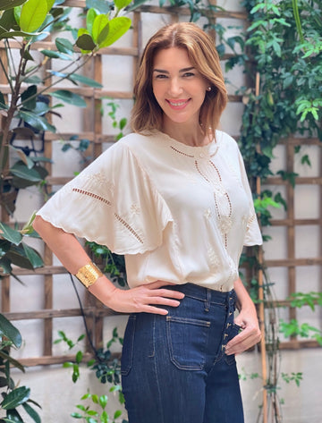 Look del día romántico y con nuevos jeans
